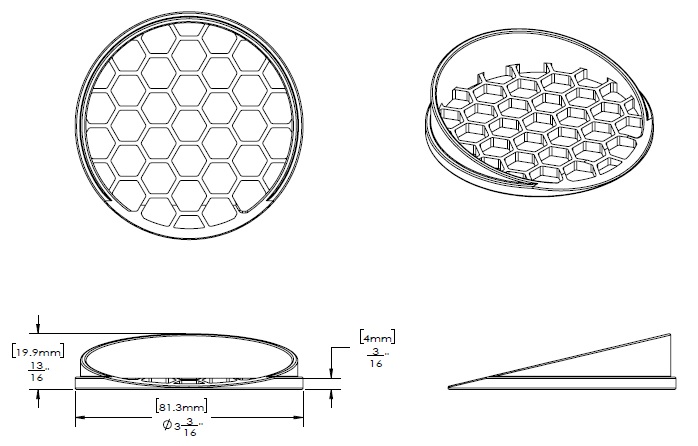 honeycomb-lens