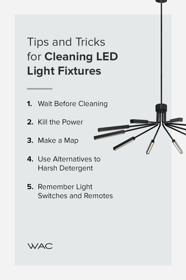 Tips and Tricks for Cleaning LED Light Fixtures